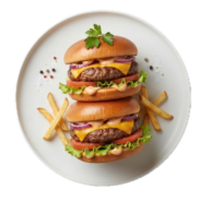 Chicken fillet burger